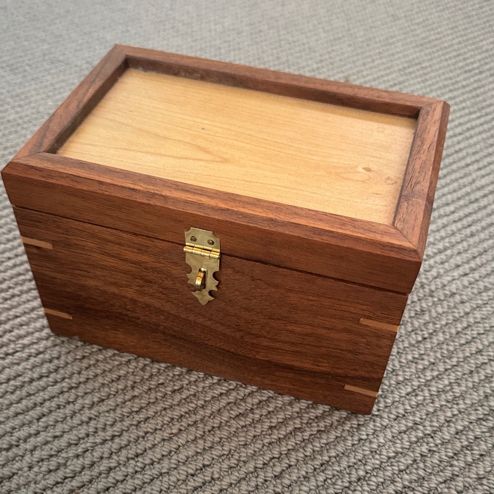 Handmade wooden box